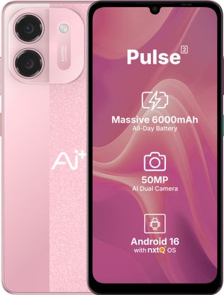 Ai+ Pulse 2 (Pink, 4 GB RAM, 64 GB)