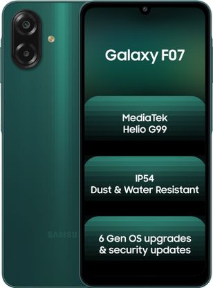 Samsung Galaxy F07 (Green, 4 GB RAM, 64 GB)