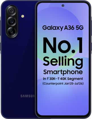 Samsung Galaxy A36 5G (Dark Blue, 8 GB RAM, 256 GB)