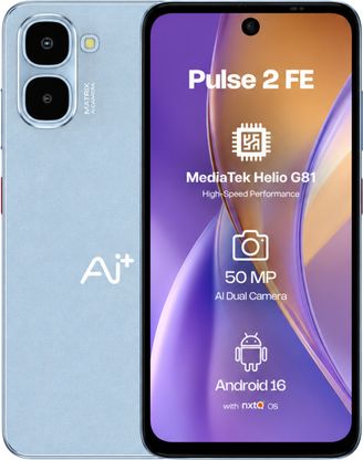 Ai+ Pulse 2 FE (Blue, 4 GB RAM, 64 GB)